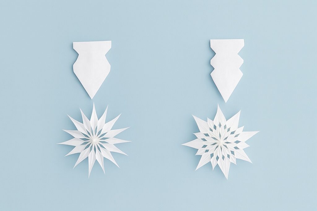 DIY Weihnachtssterne aus Butterbrotpapier  - selbst gemachte Weihnachtsdeko