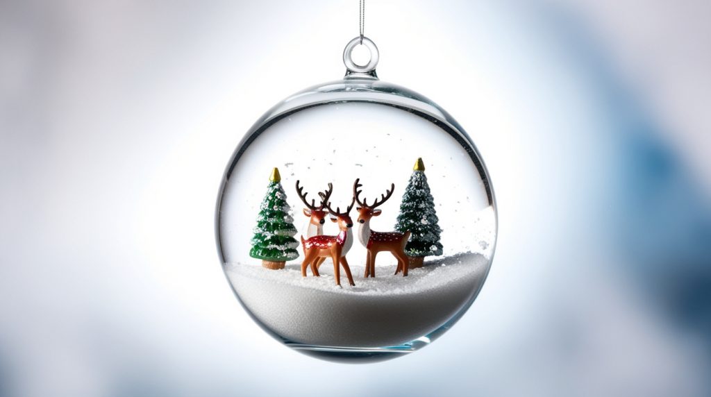 DIY Schneekugel  - selbst gemachte Weihnachtsdeko