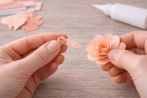 DIY Deko - Papierblumen als langlebige Frühlingsdeko