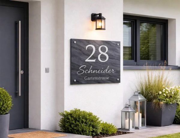 Das richtige Hausnummernschild auswählen: Design, Material & Sichtbarkeit – so klappt’s am Eingang