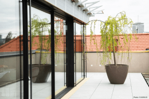 Das Artmann, Wien, Österreich. Eingesetzte Systeme: MB-SR50N HI+, MB-SR50N ZS, MB-SKYLINE, MB-86 N