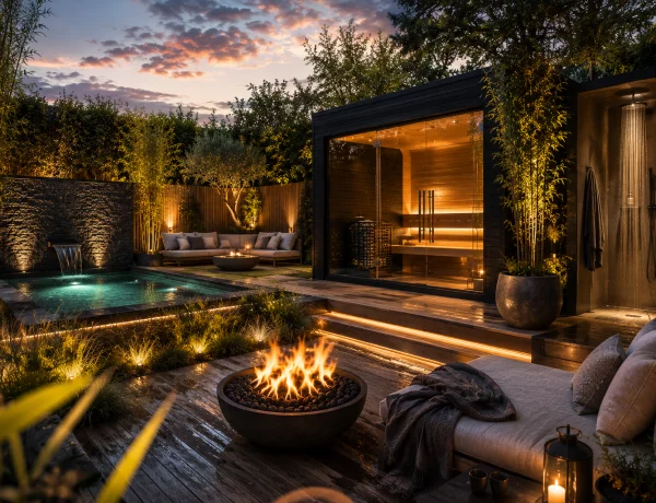 Wellness im eigenen Garten: Sauna, Außendusche & Ruhebereiche richtig planen