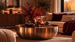 Metall trifft Naturmaterialien – moderner Wohntrend im Herbst 2026